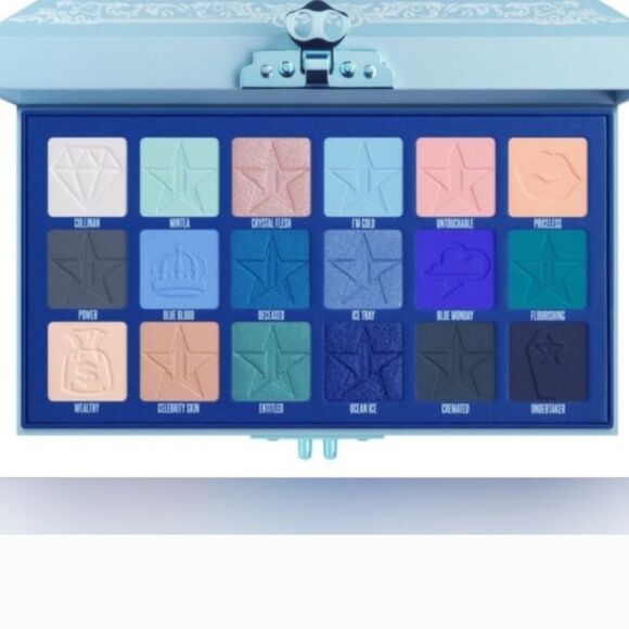 NEW NEVER OPENED JEFFREE STAR BLUE BLOOD ARTISTRY PALETTE - Picture 4 of 10
